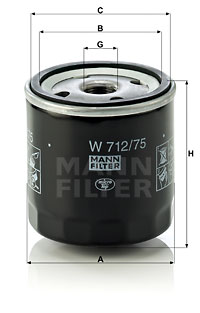 Oil Filter W 712/75