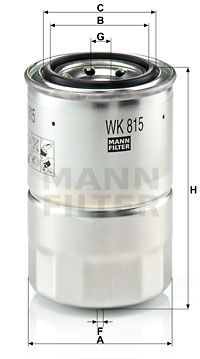 Fuel Filter WK 815 x