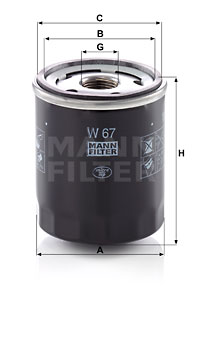 Oil Filter W 67