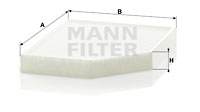 Cabin Air Filter CU 2450