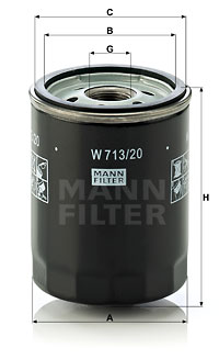 Oil Filter W 713/20