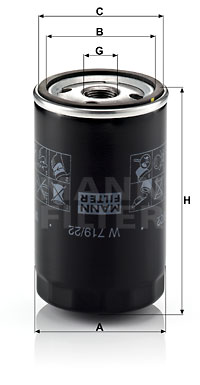 Oil Filter W 719/22