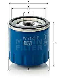 Oil Filter W 712/16