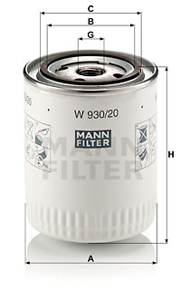 Oil Filter W 930/20